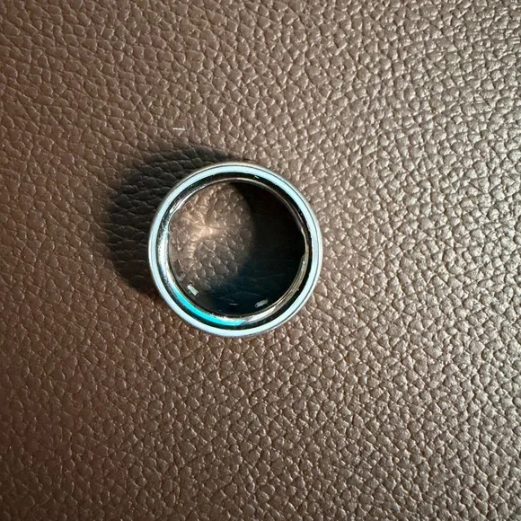 Oura brushed Silver Ring size 8